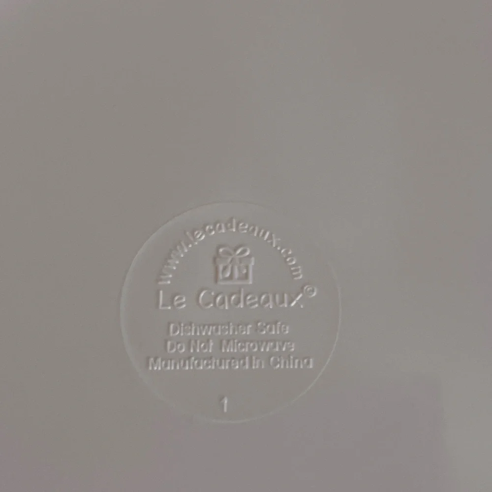 Le Cadeaux Melamine 4 Dinner Plates 11" BLUE ROOSTER French Chinoiserie Style - Picture 3 of 3